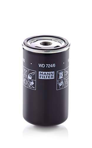 Original MANN-FILTER Filtro de Aceite WD 724/6 - Filtro hidráulico