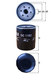 Mahle Siervo filtro oc1182 öllfilter