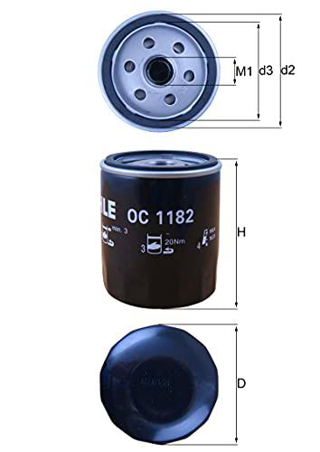 Mahle Siervo filtro oc1182 öllfilter