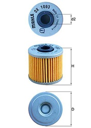Mahle Original Ox 1093 à- lfilter