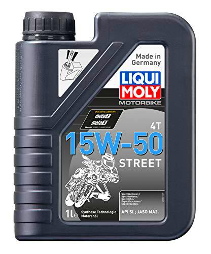 Liqui Moly 1689 - Aceite de motor, 4T, 15W-50, Street