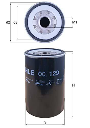 Knecht OC 129 filtro de aceite