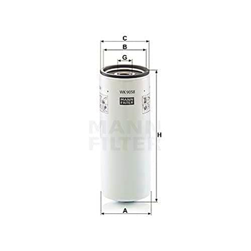 Original MANN-FILTER Filtro de aceite WK 9058 - Para vehículos de utilidad