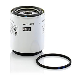 Original MANN-FILTER Filtro de aceite WK 1142/2 x - Set de filtro de aceite juego de juntas