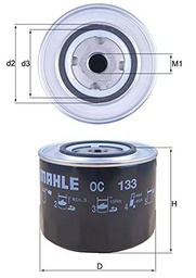 Mahle Filter OC133 Filtro De Aceite