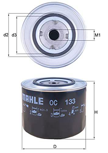 Mahle Filter OC133 Filtro De Aceite