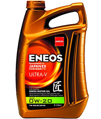 ENEOS Engine Oil 0W20&quot;ULTRA V&quot; 4L - Aceite de motor para coche