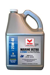 TRIAX Marine Ultra 25W-40 Aceite de motor marino totalmente sintético de 4 tiempos