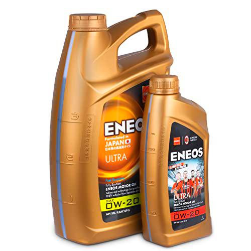 ENEOS Engine Oil 0W20&quot;ULTRA&quot; 4 + 1L - Aceite de motor para coche