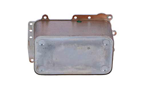NRF 31231 Enfriador de aceite de motor de acero inoxidable para Panda 169 Ducato Bus 244 Z_ 178E Fiesta V JH_ JD_ Focus C-Max WGR B4Y