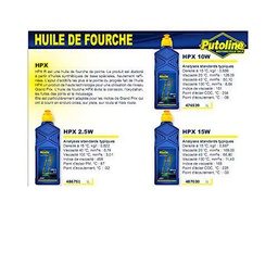 Putoline - Aceite Horquilla HPX 2,5 W, 1 L