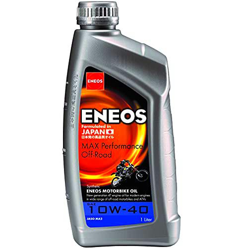 Eneos Aceite Motor Sintético 4T Eneos Max Performance Offroad 10 W40 1 litro (Aceite Motor 4T)/Synthetic Oil 4T Eneos Max Performance Offroad 10 W40 1 Litre (Engine Oil 4T)