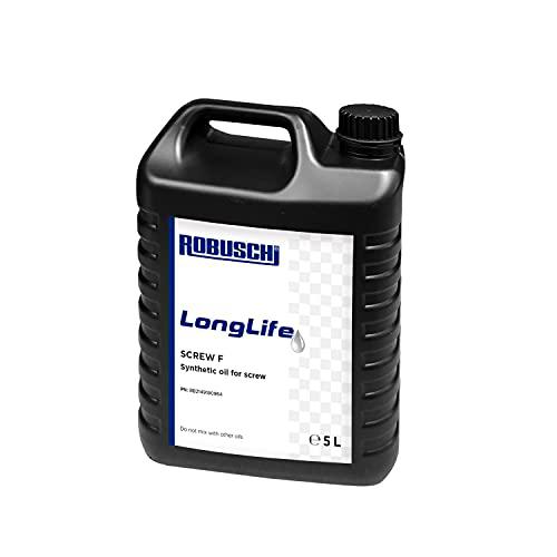 Aceite original Robuschi LongLife Screw F Aceite sintético para soplantes de tornillo en lata, 5L