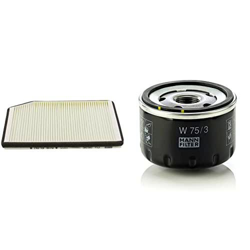 Original MANN-FILTER Filtro de habitáculo CU 2525 - Para automóviles + Filtro de aceite W 75/3
