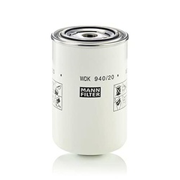 Original MANN-FILTER Filtro de aceite WDK 940/20 - Para vehículos de utilidad