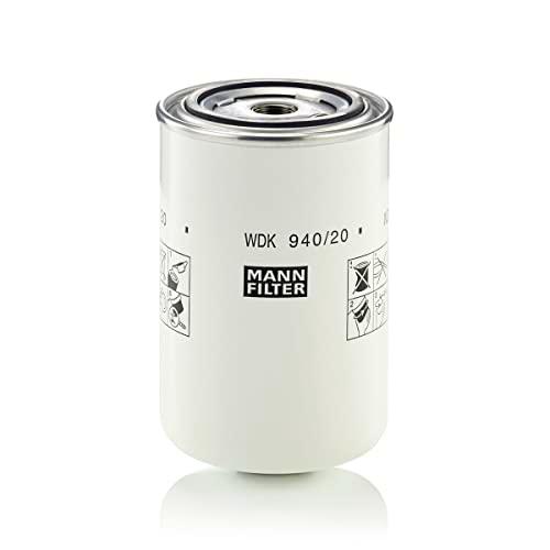 Original MANN-FILTER Filtro de aceite WDK 940/20 - Para vehículos de utilidad