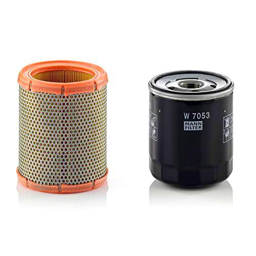 Original MANN-FILTER Filtro de aire C 1460 - Para Automóviles &amp; Original MANN-FILTER Filtro de aceite W 7053