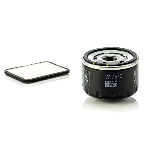 Original MANN-FILTER Filtro de habitáculo CU 2424 - para automóviles &amp; Original MANN-FILTER Filtro de aceite W 75/3