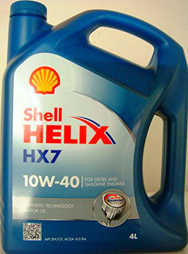 Shell - Helix hx7 10w-40 lubrificante semisintetico per Motori benzina 4 tanica da 4 litri
