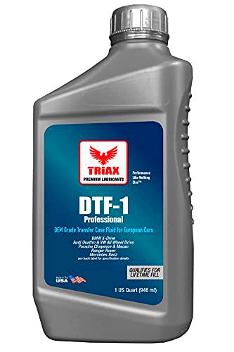 TRIAX DTF-1 líquido de caja de transferencia totalmente sintético Relleno de por vida Toda la temporada hasta -50 C Compatible con BMW Xdrive
