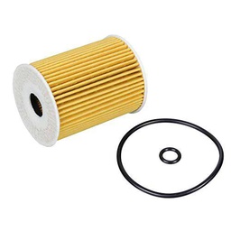 febi bilstein 108983 Filtro de aceite con anillos de sellado y junta, 1 pieza