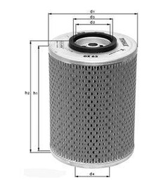 Knecht OX 75D Filtro de aceite