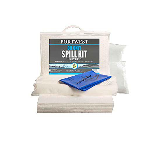 Portwest - Oil Only Spill Kit 50L (Pk3) - Color: White