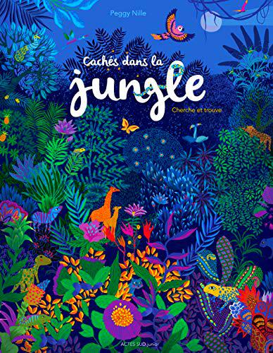 Cachés dans la jungle: Cherche et trouve