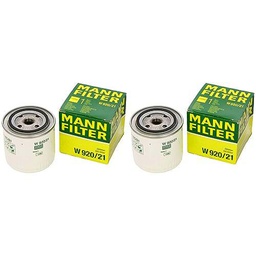 Mann Filter W 920/21 Filtro de Aceite (Paquete de 2)