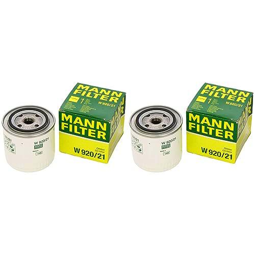 Mann Filter W 920/21 Filtro de Aceite (Paquete de 2)