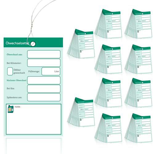 100 unidades de etiquetas para cambio de aceite, etiquetas de cambio de aceite