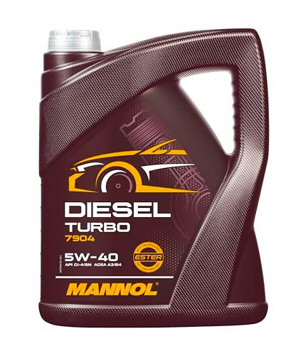 MANNOL 50510700500 Turbo Diesel 5 W40 CG-4/SJ 5 L