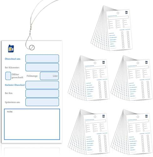 Cartel de cambio de aceite con alambre, colgante de servicio de aceite