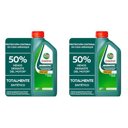 Castrol MAGNATEC 5W-40 C3 Aceite de Motor 1L (Paquete de 2)
