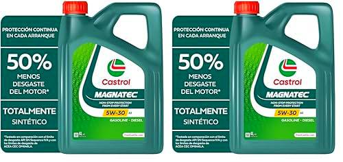 Castrol MAGNATEC 5W-30 A5 Aceite de Motor 4L (Paquete de 2)
