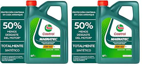 Castrol MAGNATEC 5W-40 C3 Aceite de Motor 4L (Paquete de 2)