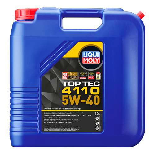 LIQUI MOLY Aceite de motor Top Tec 5W-40 Aceite para motor 20 L