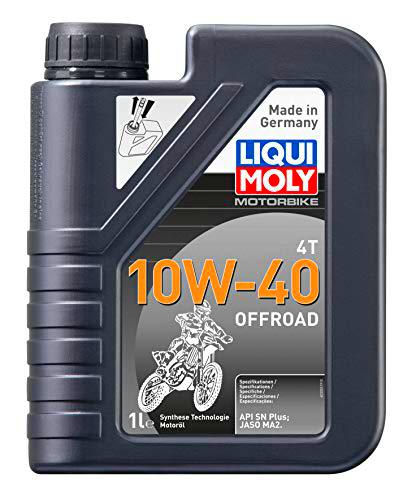 LIQUI MOLY Motorbike 4T 10W-40 Offroad | 1 L | Aceite de 4 tiempos de motocicleta | 3055