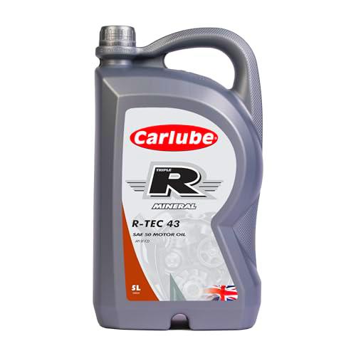 Carlube Triple R KCH005 R-TEC43 SAE 50 Aceite de motor mineral, 5 L