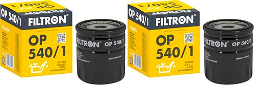 FILTRON OP 540/1 Filtro de aceite - para AUTOMÓVILES + VEHÍCULOS DE TRANSPORTE (Paquete de 2)