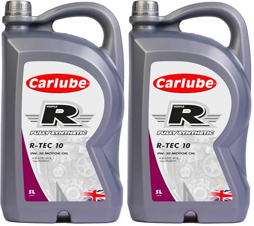 Carlube Triple R 0W-30 A5/B5 Totalmente sintético R-TEC 10 5L (Paquete de 2)