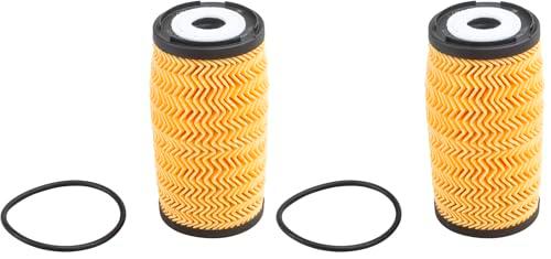 PURFLUX Filtro de aceite motor Cartucho filtrante L460 (Paquete de 2)