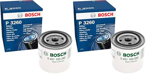 Bosch P3260 - Filtro de aceite para vehículos (Paquete de 2)