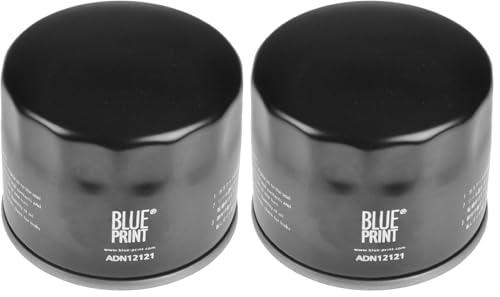 Blue Print Filtro de aceite ADN12121, paquete de 2