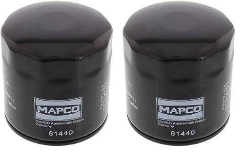 Mapco 61440 Filtro de aceite (Paquete de 2)