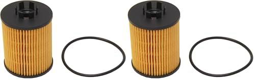 MAPCO Filtro de aceite motor Cartucho filtrante con juntas 64705 (Paquete de 2)