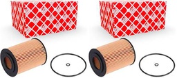 Febi bilstein 37478 Filtro de aceite (Paquete de 2)