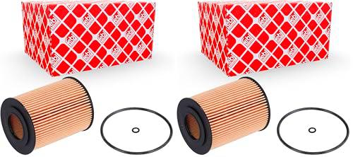 Febi bilstein 37478 Filtro de aceite (Paquete de 2)