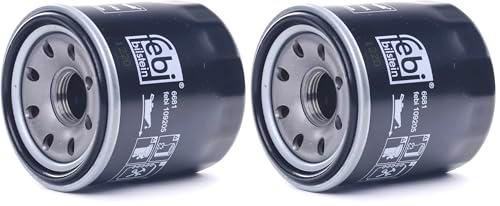Febi bilstein Filtro de aceite motor Filtro enroscable 109205 (Paquete de 2)