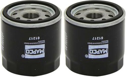 Mapco 61217 Filtro de aceite (Paquete de 2)